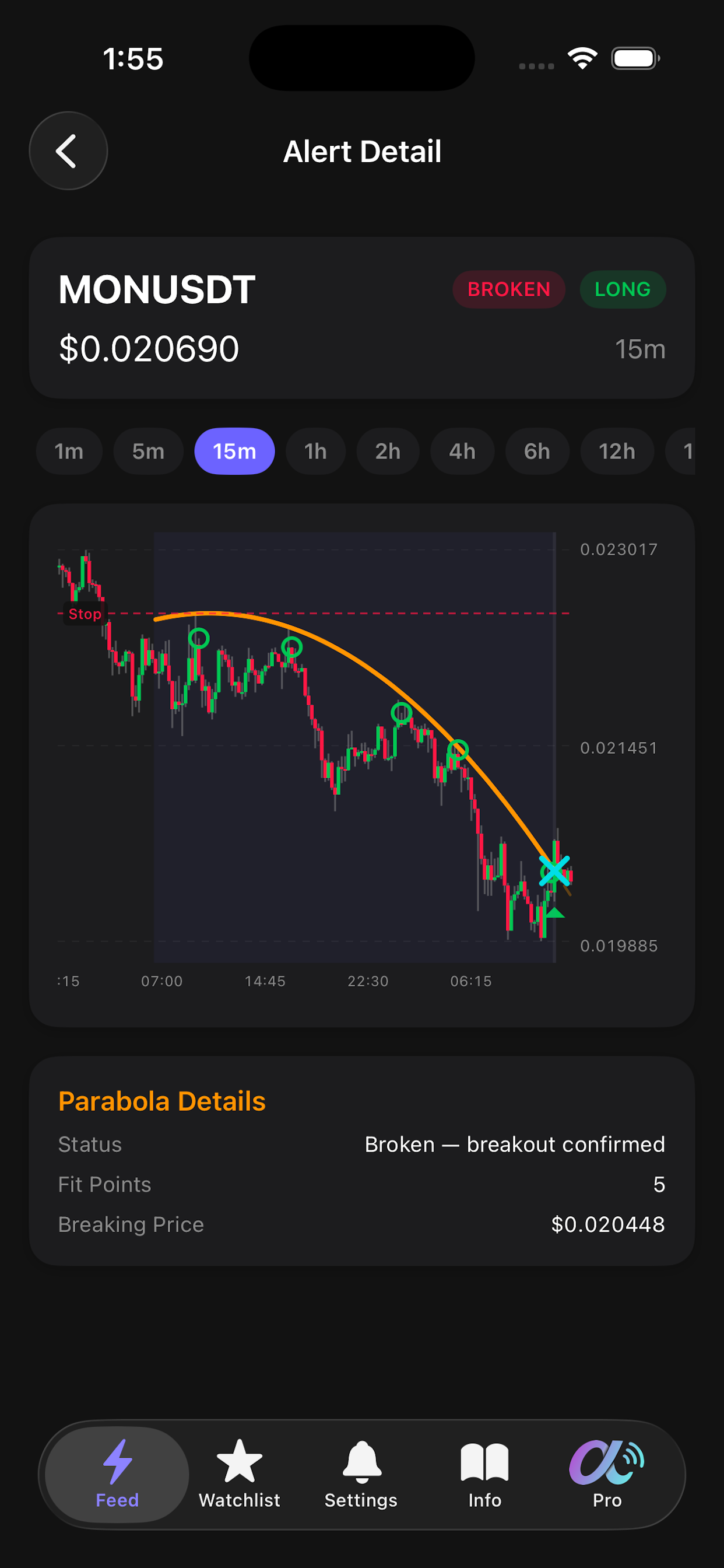 AlphaPing Alert Detail